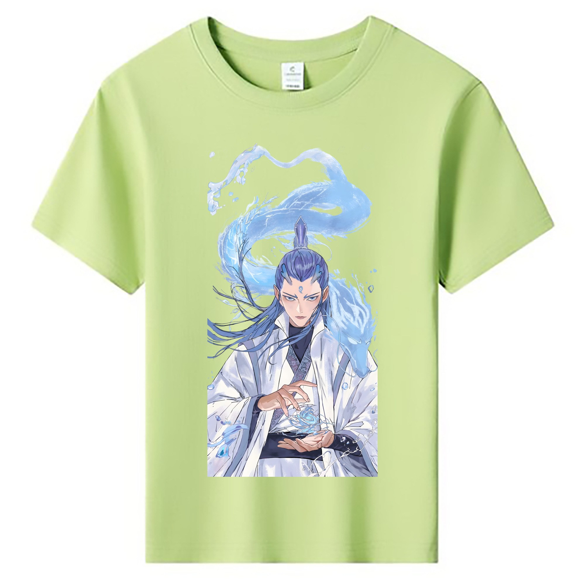 （画像用） Ne Zha 2 ナタ 魔童の大暴れ 綿100％キッズTシャツ（フロントプリント）